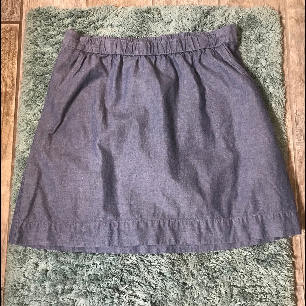 Light weight jean skirt